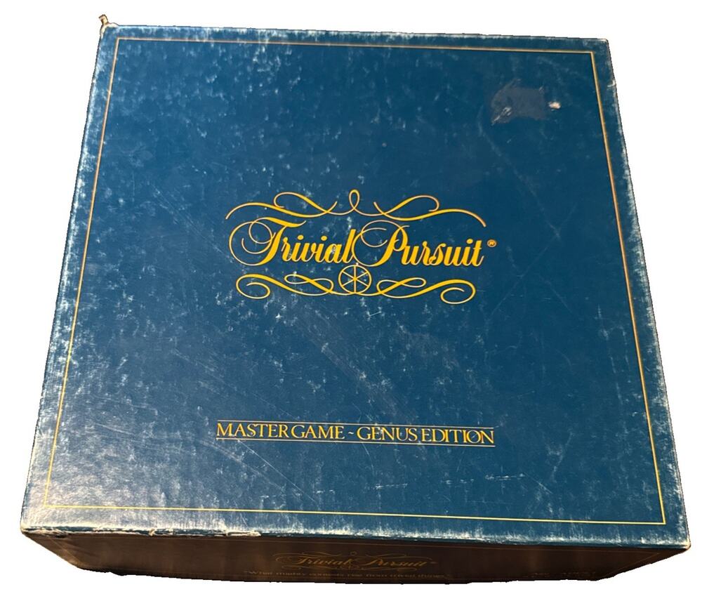 Vintage Trivial Pursuit Genus Edition 1981 Complete Game With Replacement Cards